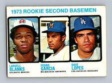 1973 Topps #609 Davey Lopes Rookie VGEX-EX Vintage High # Baseball Card. rookie card picture