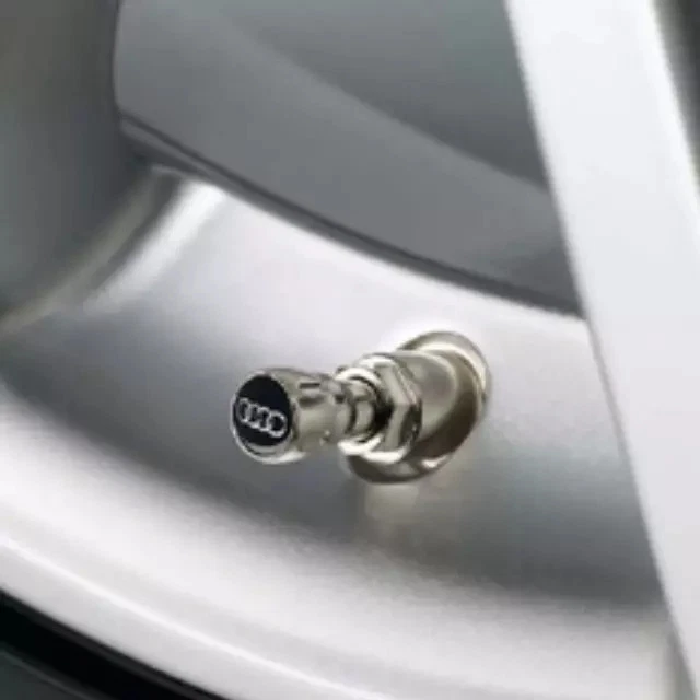 Подлинные алюминиевые колпачки штока клапана Audi с логотипом Audi 80A-071-215 - Изображение 2 из 2