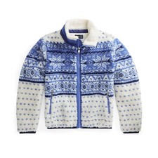 POLO Ralph Lauren Little Girls' Fair Isle Fleece Jacket Size 6