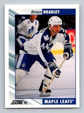 #259 1992-93 Score  Brian Bradley Toronto Maple Leafs