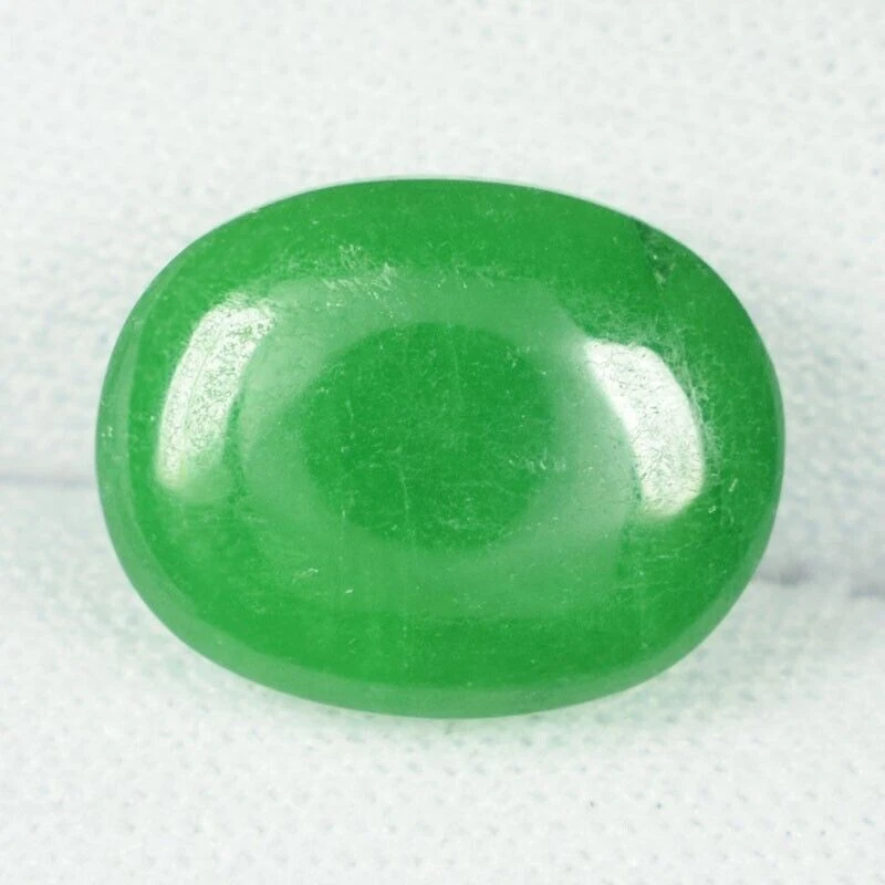 8,64 ct MARAVILLOSO Mejor Verde NATURAL JADEÍTA Cabujón Ver Vdo 861 SKY Foto 2 de 3
