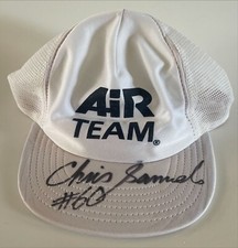 CHRIS SAMUELS #60 AUTOGRAPHED SIGNED AIR TEAM BASEBALL CAP HAT