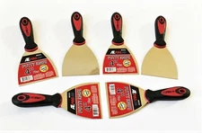 6 ATE PRO 4" FLEXIBLE STAINLESS STEEL PUTTY KNIFE KNIVES SCRAPERS DRYWALL 93533