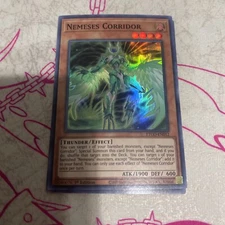Yugioh 1x Nemeses Corridor Super Rare 1st NM ETCO-EN012