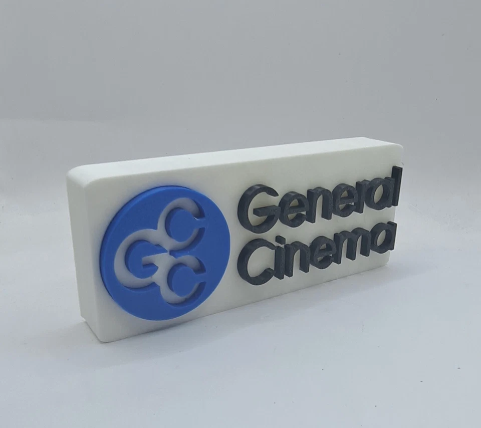 General Cinemas Movie Theater Company Logo Sign - Image 2 of 2