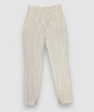 $265 Dolce & Gabbana Women's Beige Casual Trousers Dress Pants Size US 0 IT 36