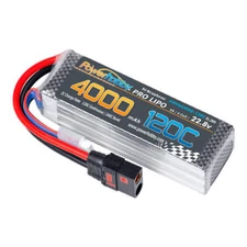 POWERHOBBY 6S 22.8V 4000MAH 120C GRAPHENE + HV LIPO BATTERY W QS8 PLUG