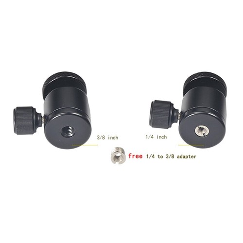360 Swivel Mini Ball Head Tripod Ballhead 1/4" Mount for Canon Sony Nikon Fuji - Picture 8 of 9