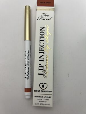 Too Faced Lip Injection Extreme Lip Shaper Plumping Lip Liner - Hot & Spicy New