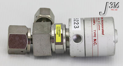 L15223 (LOT OF 20) FUJIKIN VALVE, TYPE N.C, O.P 0.34~0.49MPA
