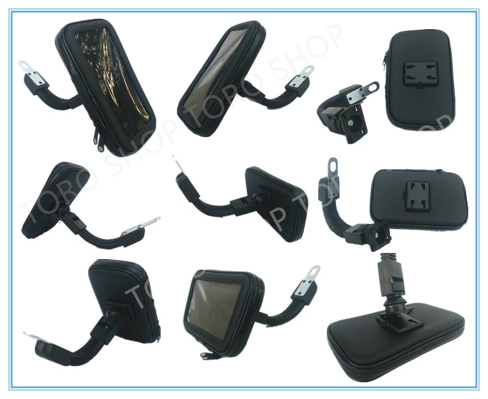 Motorcycle Universal Mobile Phone Device Note Holder Iphone Samsung Huawei One+ - Image 3 of 4