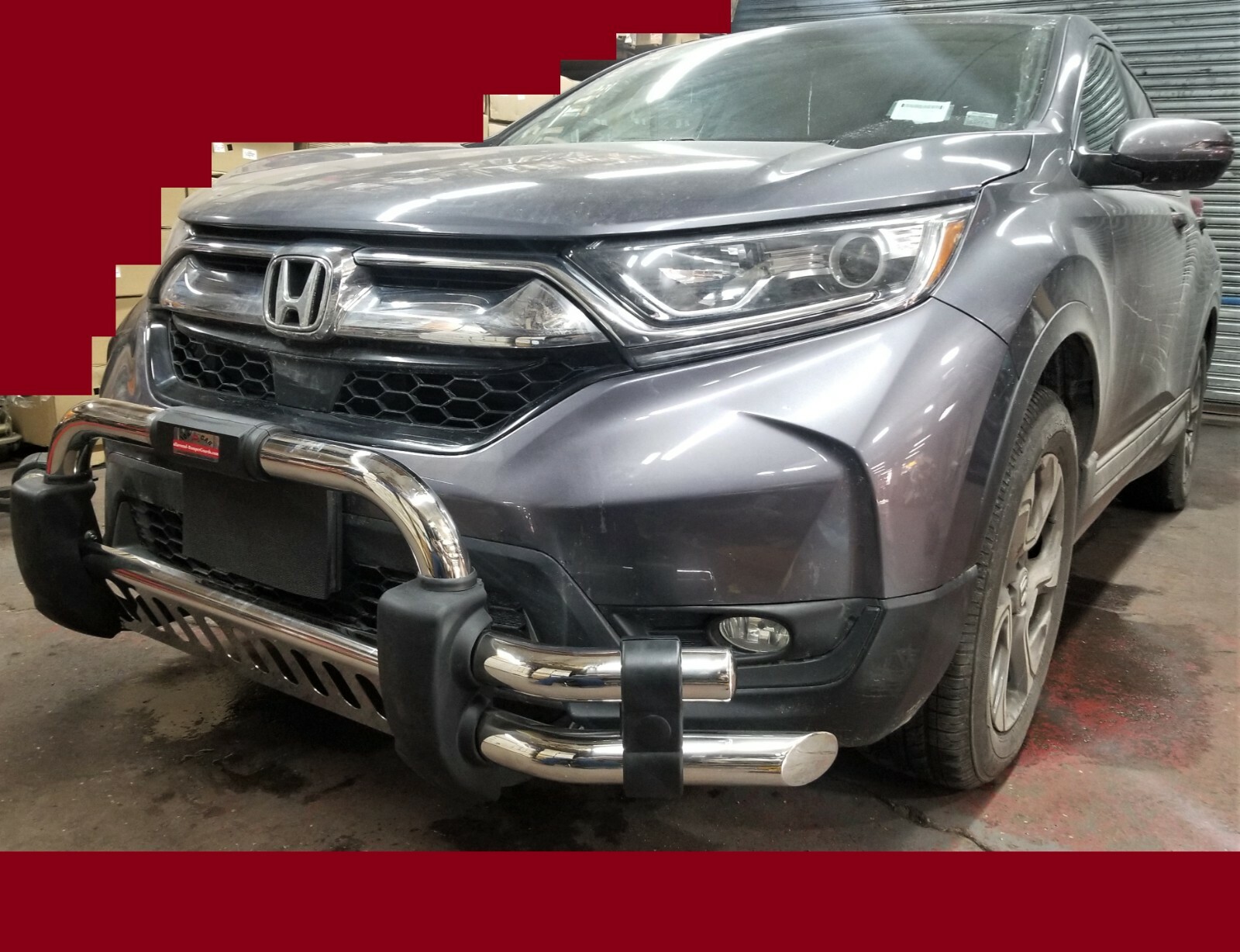 FOR 20172022 HONDA CRV,STAINLESS STEEL BUMPER GRILL GUARD PROTECTOR