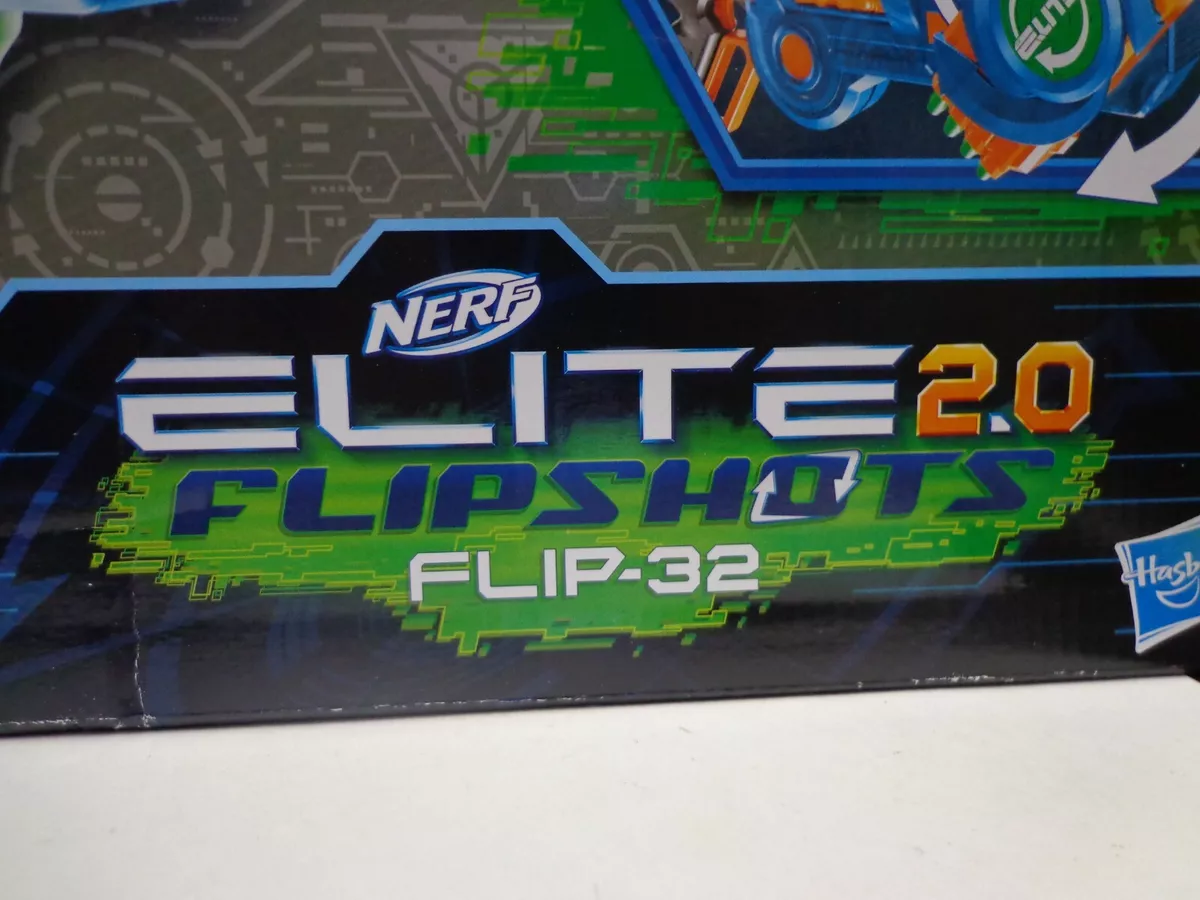 Nerf Elite 2.0 Flipshots Flip-32 Blaster, 32 Dart Barrels Flip to Double  Your Firepower, 32-Dart Capacity, 32 Nerf Darts 