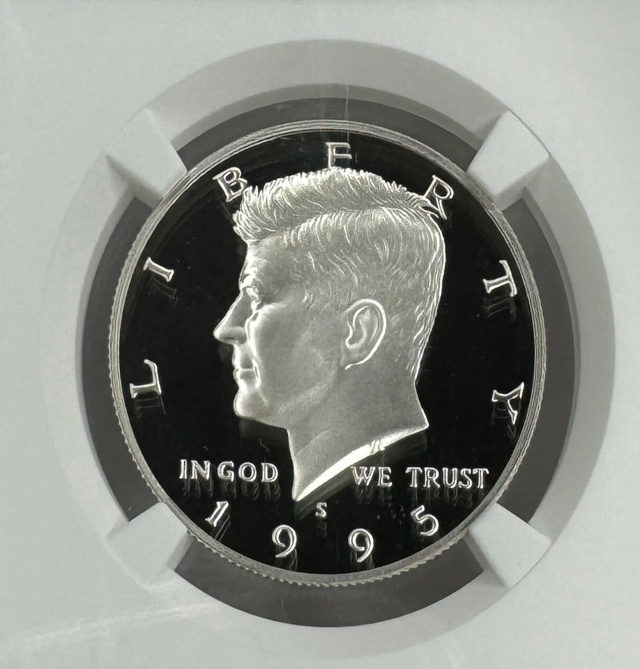 1995 San Francisco Mint Kennedy Silver Half Dollar 50¢ NGC PROOF 69 ULTRA CAMEO - Image 4 of 4