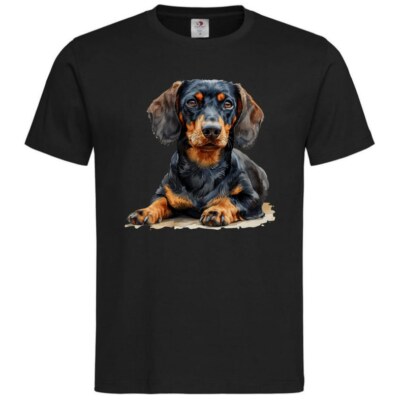 T-Shirt Dackel Dachshund Teckel Jagdhund Jagt Dackelwelpe Dackelschule D 402886s