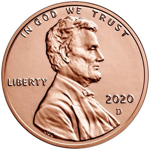2020-D Lincoln Shield Cent — photo from the most recent tracked eBay sale