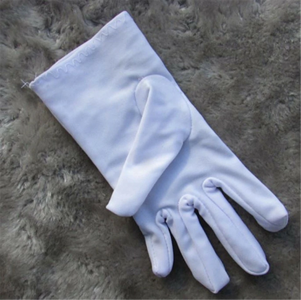 Niña Niños Fiesta Elegante Baile Baile Baile de graduación Disfraz Ópera Guantes Cortos 4-12 Años Foto 3 de 4