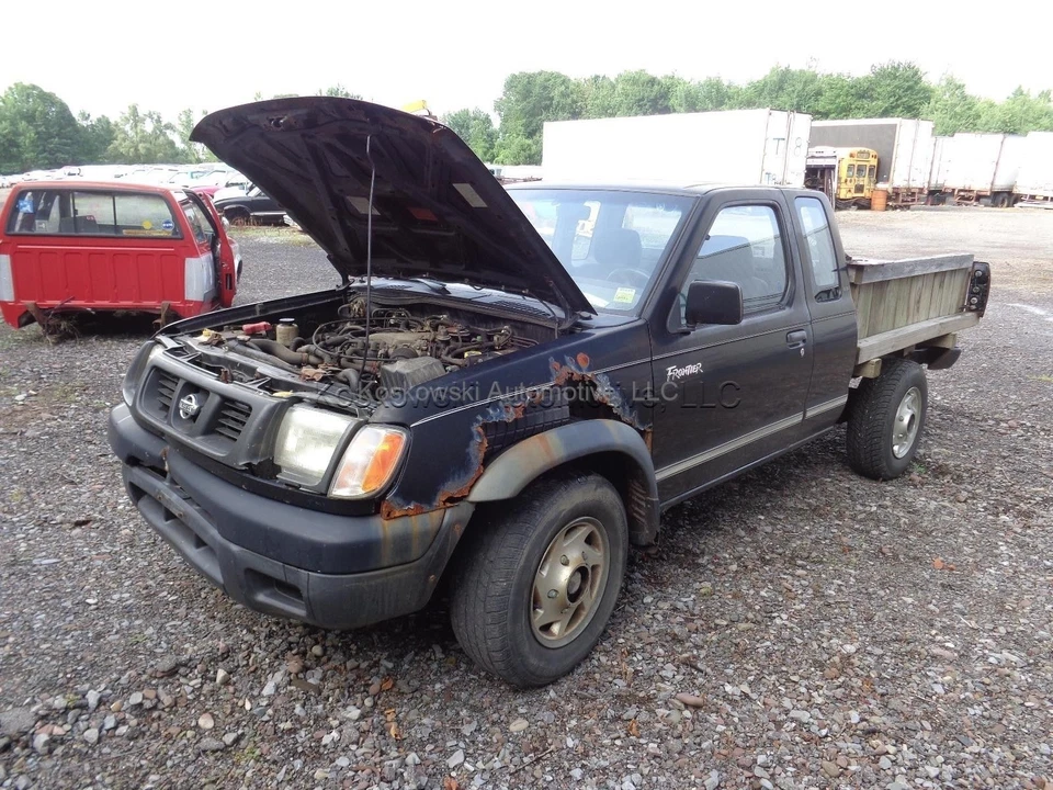 Tapa consola central gris Nissan Frontier 1999 96920-7Z001 99 00 cabina extendida Foto 3 de 4