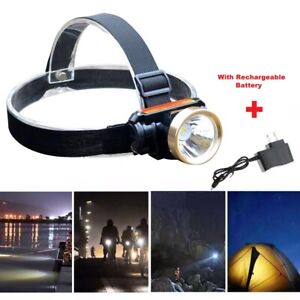 5000LM LED Rechargeable Waterproof Headlight Head Lamp + Charger US