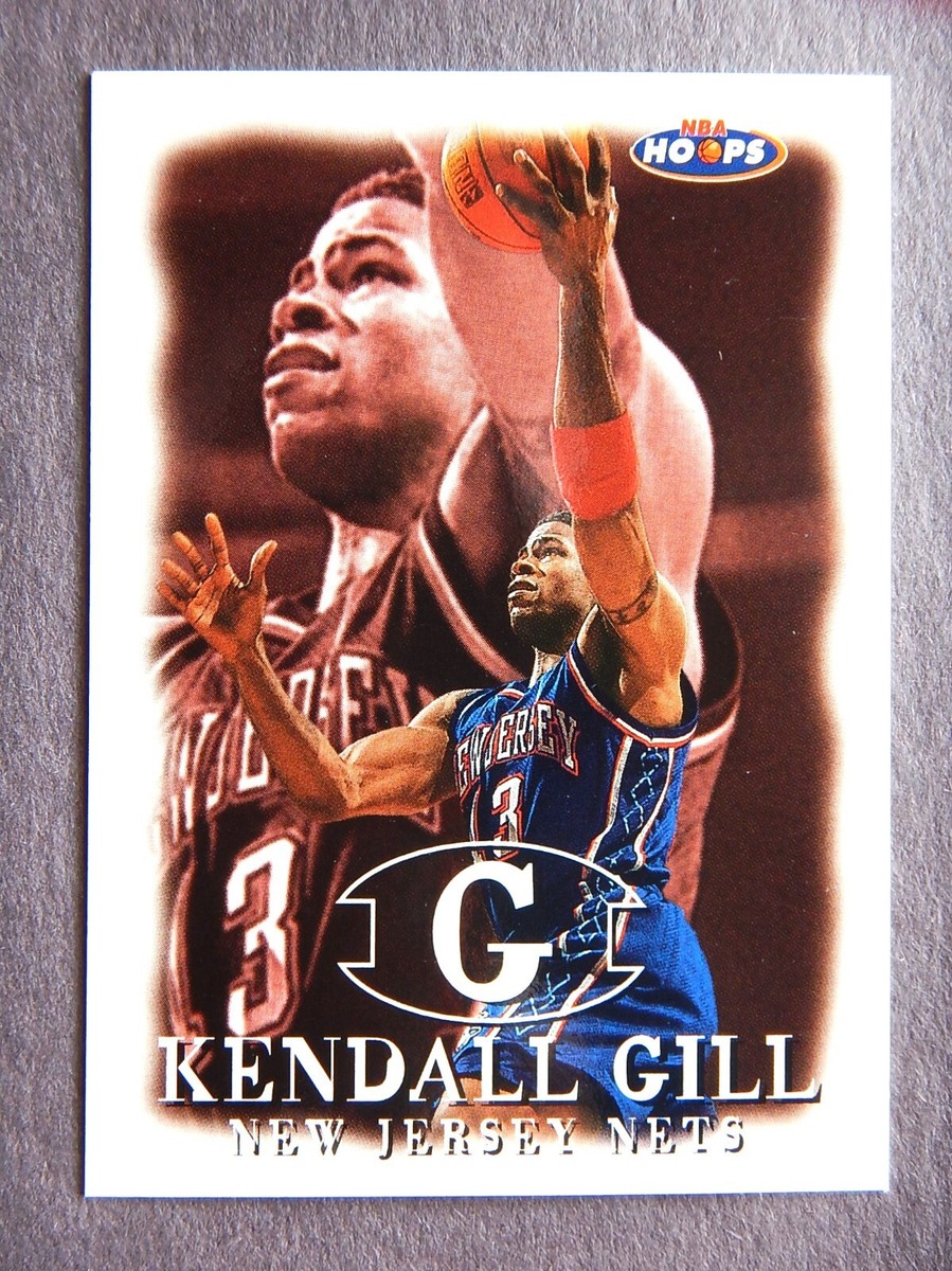 Kendall Gill #144 NBA Hoops 1998 Basketball Card (New Jersey Nets