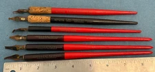 7 Vintage L & C Hardtmuth No 113 1/2 & 127 Germany Fountain Calligraphy Dip Pens