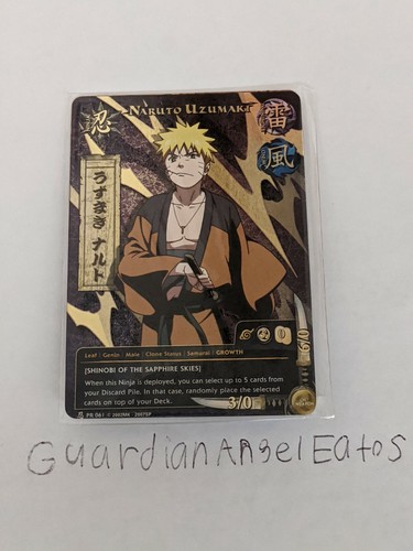 Naruto Tcg Ccg Sealed Foil Promo Naruto Uzumaki Sasuke Uchiha English Near Mint Ebay