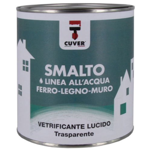 Icorip 0,750 lt smalto vetrificante trasparente lucido vernice incolore