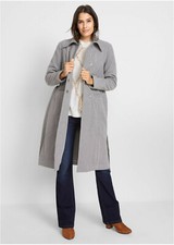 Maite Kelly Mantle Light Grey Coat Size 22. Bnwt Rrp£90