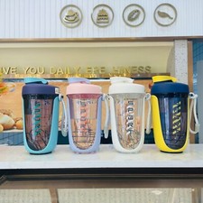 new 590ml gym Shaker Sports Water Bottle Cup ...