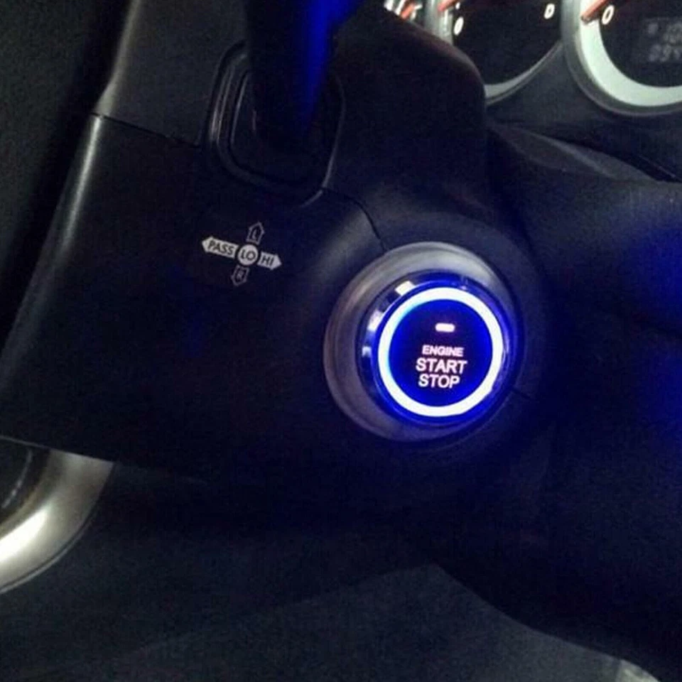 Alarma de seguridad de arranque del motor de entrada sin llave para automóvil botón de arranque remoto StopSvS Foto 2 de 4