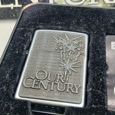 ZIPPO OUR CENTURY COLLECTIBLE XV / 1999 THE LAST LIMITED EDITION