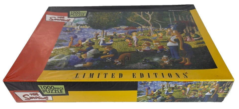 The Simpsons Limited Editions Sunday Afternoon 1,000 Pc Puzzle New Sealed - Image 4 of 4