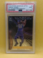 2019-20 Panini Donruss Optic LEBRON JAMES All Clear for Takeoff Holo PSA 9 Gem