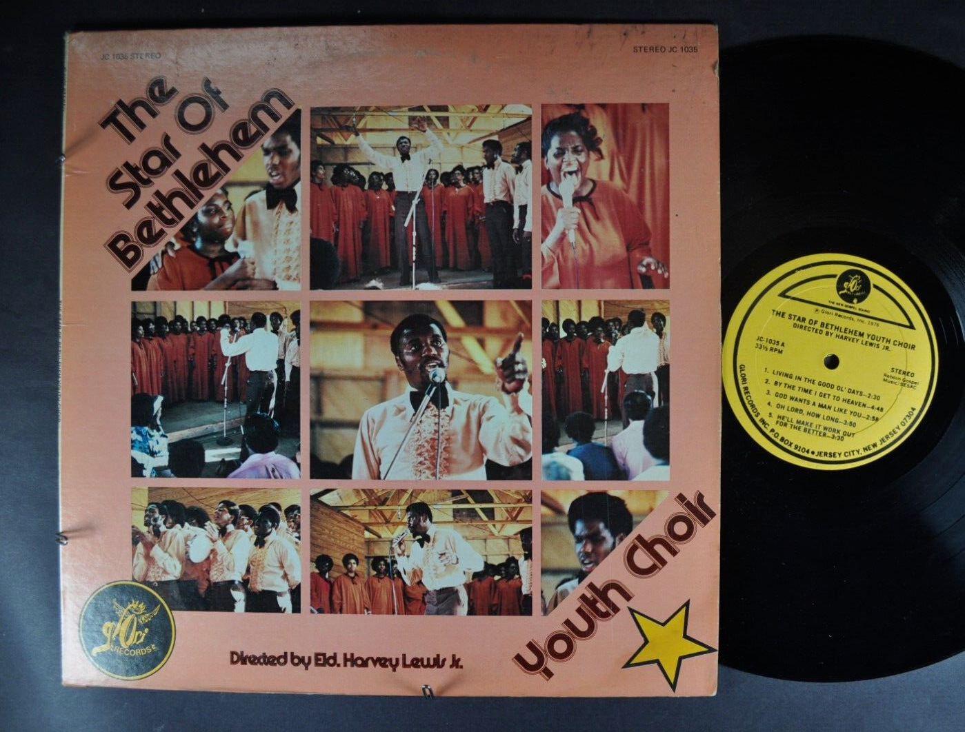 STAR OF BETHLEHEM YOUTH CHOIR Dir. Harvey Lewis Jr. GOSPEL SOUL  LP TNGS