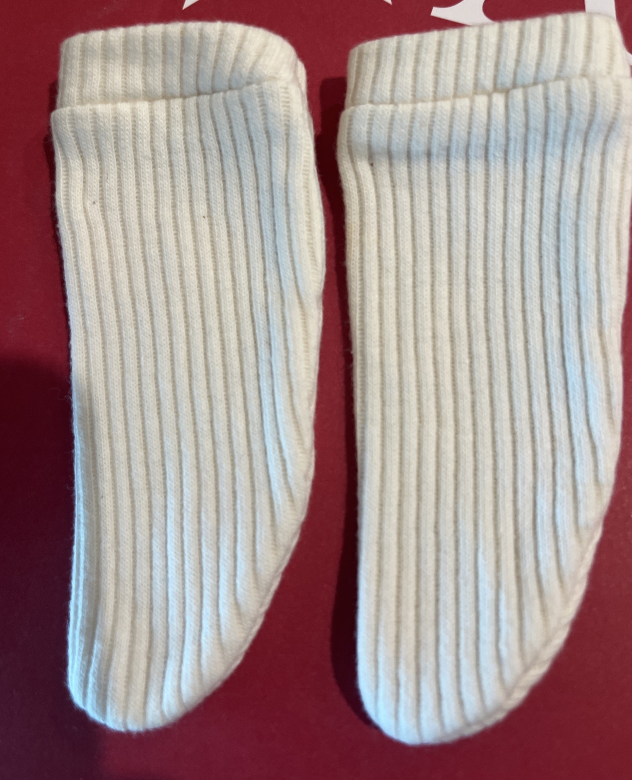 SAOLA American Girl Doll Meet Socks Only Storica Off White EX