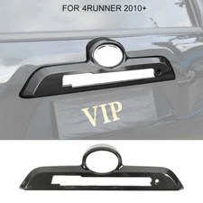 For 2010-2023 Toyot@a 4Runner Carbon Rear Trunk Tailgate Handle Decor Cover Trim