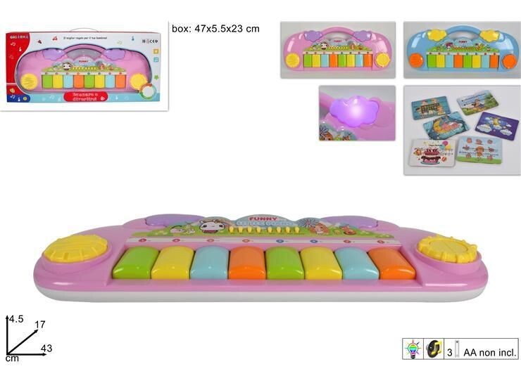 x Pianola Tastiera Musicale Giocattolo Gioco Bambini dfh
