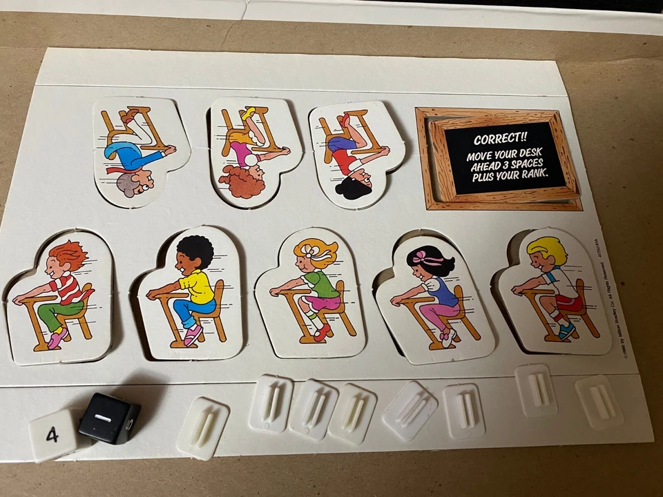 BOARD GAME MB 1986  GO TO THE HEAD OF THE CLASS - Image 4 of 4