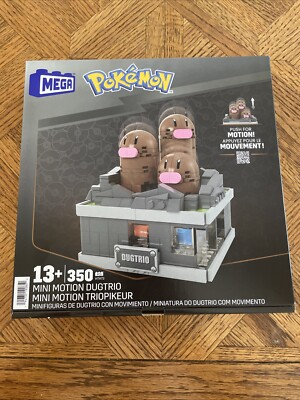 MEGA Nintendo Pokemon Mini Motion Dugtrio 350 Pieces Building Blocks Set | New