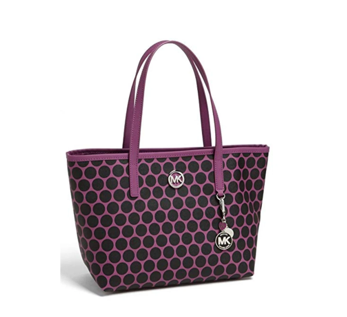 Michael kors polka dot tote online