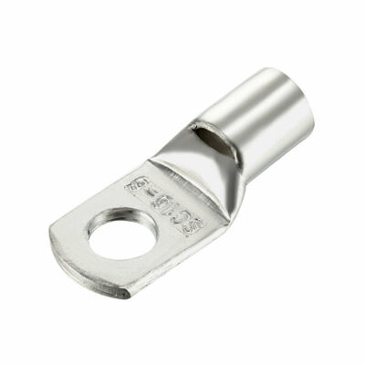 10Pcs SC16-6 Non-Insulated U-Type Copper Crimp Terminals 6mm2 Wire Connector #