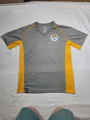 Overwatch Shirt Size Medium Performance V-Neck E-Sports Video Game