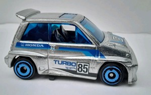 hot wheels 85 honda city turbo ii blue