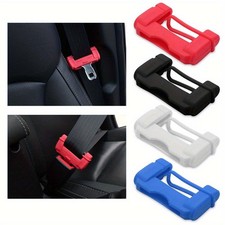 Long-Lasting Practical 4PCS Car Seat Belt Buckle Clip Silicone Protective Covers