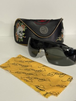 Ed Hardy Wolf Sunglasses EHS010 w/Case Live To Ride EHS044 Womens