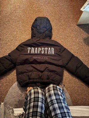 Daunenjacke Trapstar Decoded 2.0 Kapuze schwarz US L