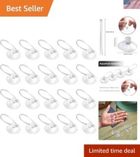 Multi-Purpose Aquarium Suction Cups with Adjustable Ties - 10 Pack Strong Grip