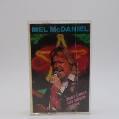 Mel McDaniel Just Can't Sit Down Music Cassette 1986 Capitol XDR Country