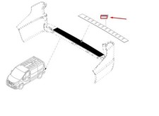 NISSAN NV300 Primastar X82 Back Door Trunk Moulding 9080100Q0D NEW GENUINE