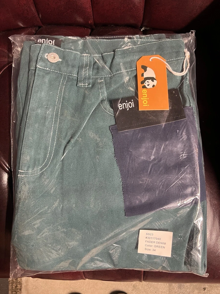 Pantalon Chino Enjoi Fader Taille 34 – Gris Charbon – Skateboard – Printemps 2023
